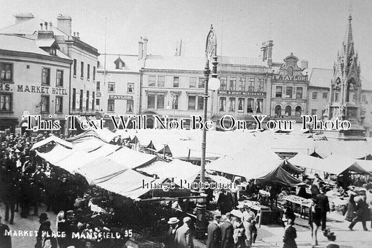 NT 1882 - Market Place, Mansfield, Nottinghamshire