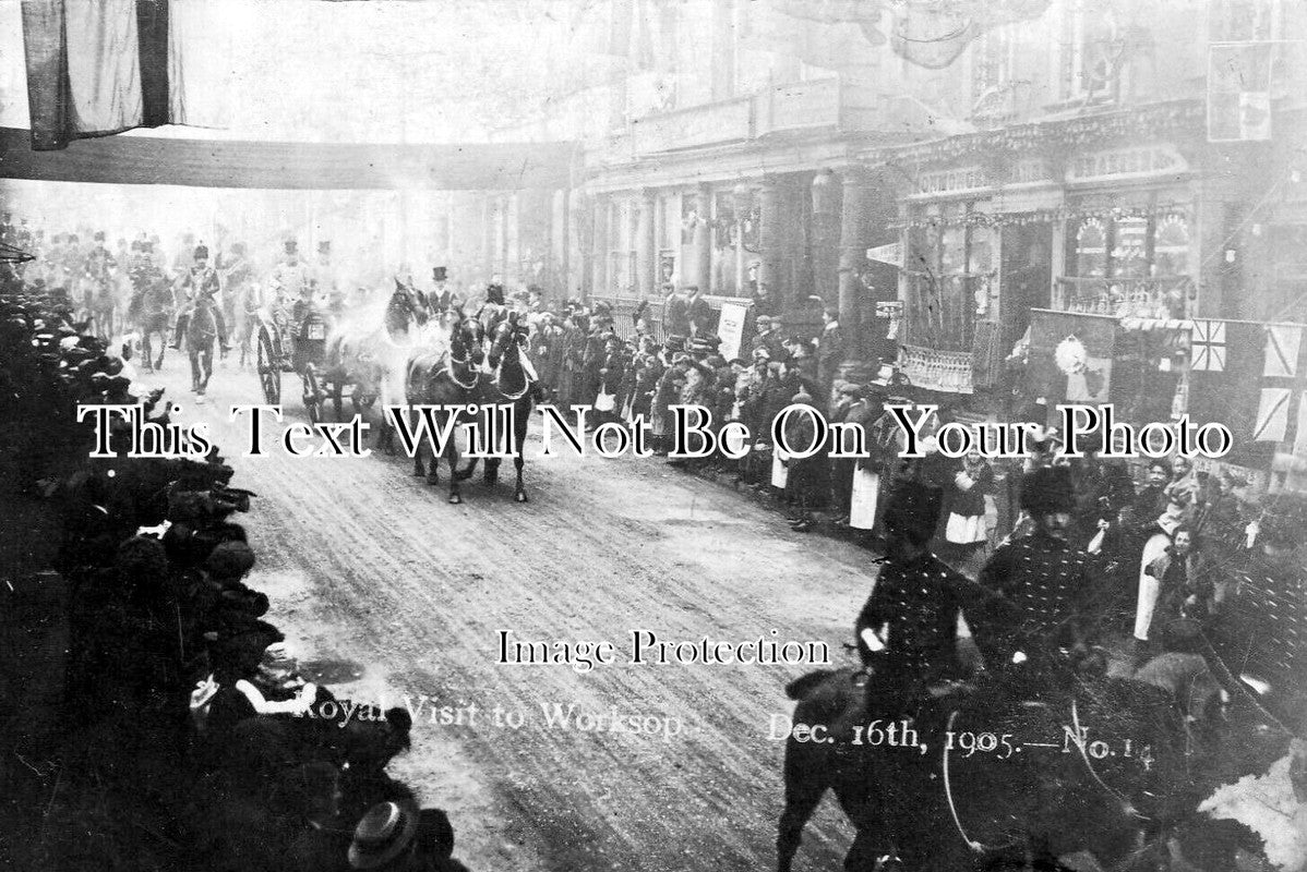 NT 1907 - Royal Visit To Worksop, Nottinghamshire 1905