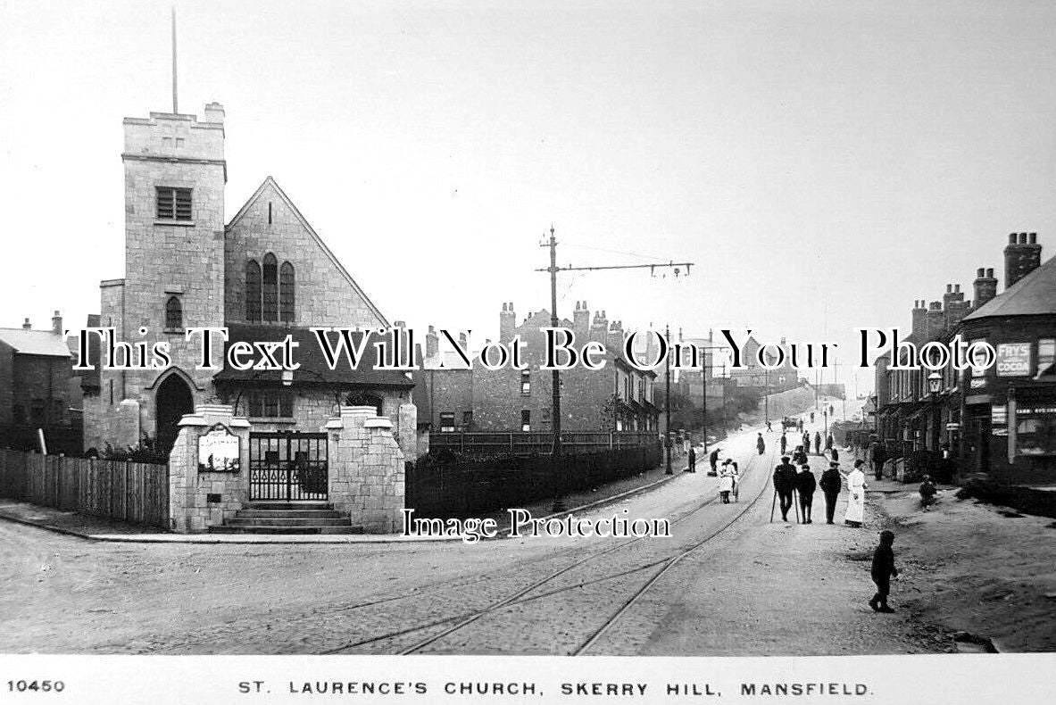 NT 1910 - St Laurences Church, Skerry Hill, Mansfield, Nottinghamshire