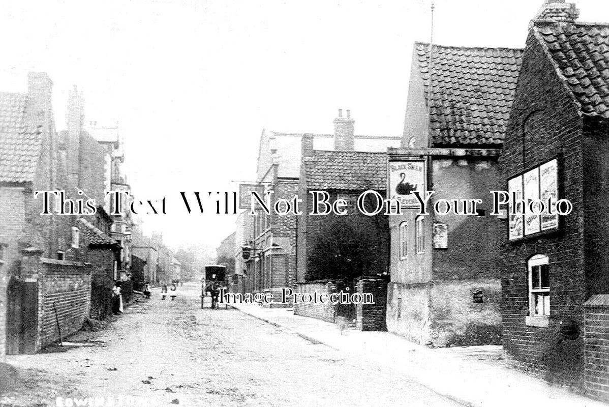 NT 1923 - The Black Swan Inn Pub, Edwinstowe, Nottinghamshire