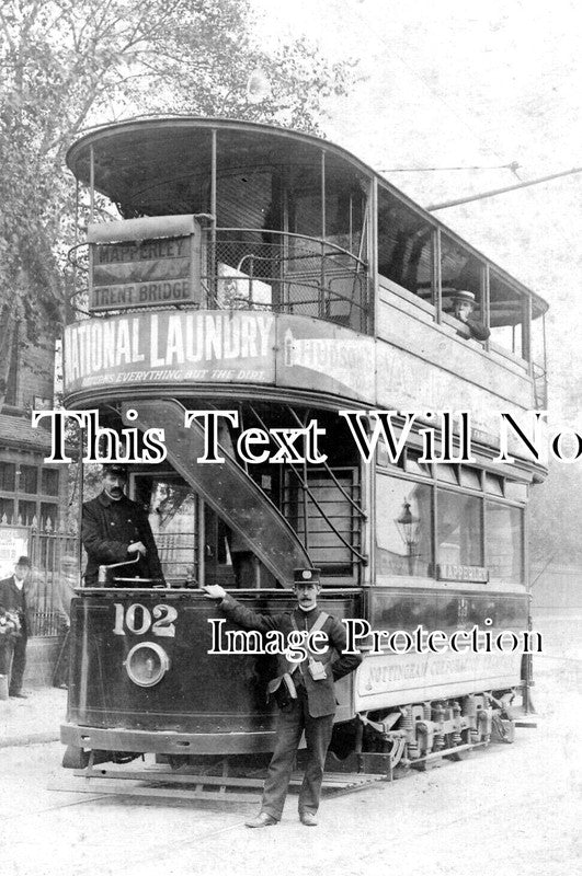 NT 1934 - Trent Bridge & Mapperley Tram Car, Nottinghamshire