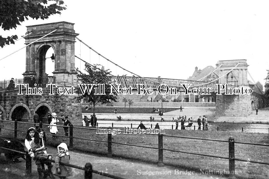 NT 1967 - Suspension Bridge, Nottingham, Nottinghamshire