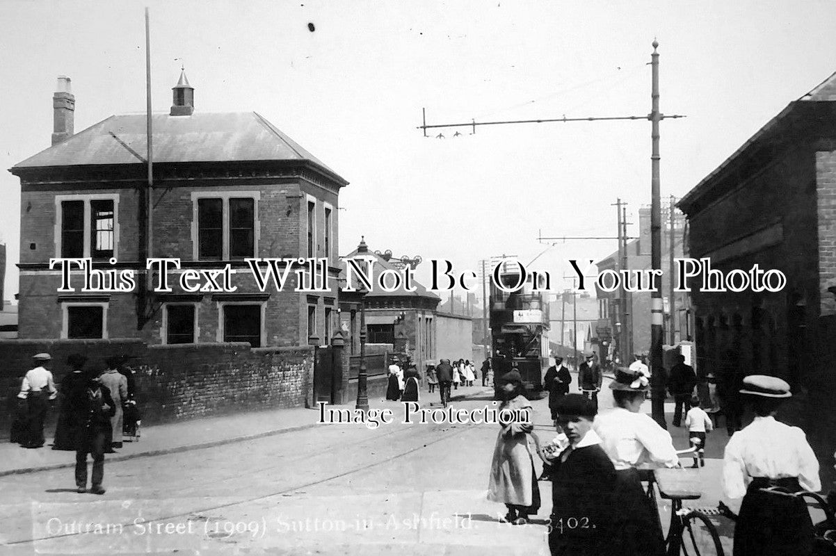 NT 198 - Outram Street, Sutton In Ashfield, Nottinghamshire c1909