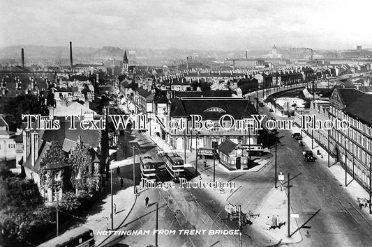 NT 20 - Aerial View Of Nottingham, Nottinghamshire c1935