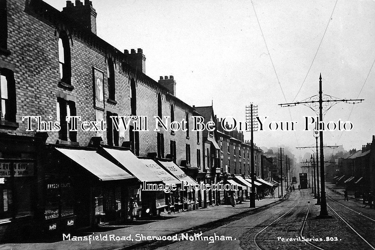 NT 21 - Mansfield Road, Sherwood, Nottingham, Nottinghamshire c1912