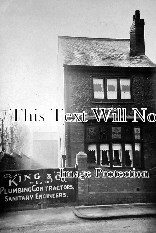 NT 242 - King & Co Plumbing Contractors, Hucknall Torkard, Nottingham, Nottinghamshire c1917