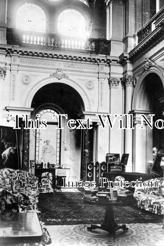 NT 249 Inside Clumber Park House Worksop Nottinghamshire C1909 JB nt-249-inside-clumber-park-house-worksop-nottinghamshire-c1909-jb