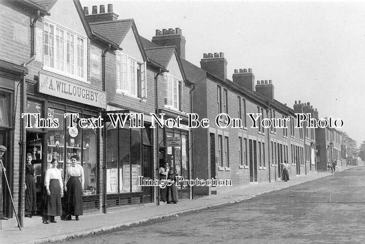 NT 254 - Willoughby Grocers, Forest Town, Mansfield, Nottinghamshire c1916