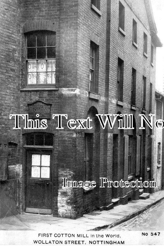 NT 273 - First Cotton Mill In The World, Wollaton Street, Nottingham, Nottinghamshire