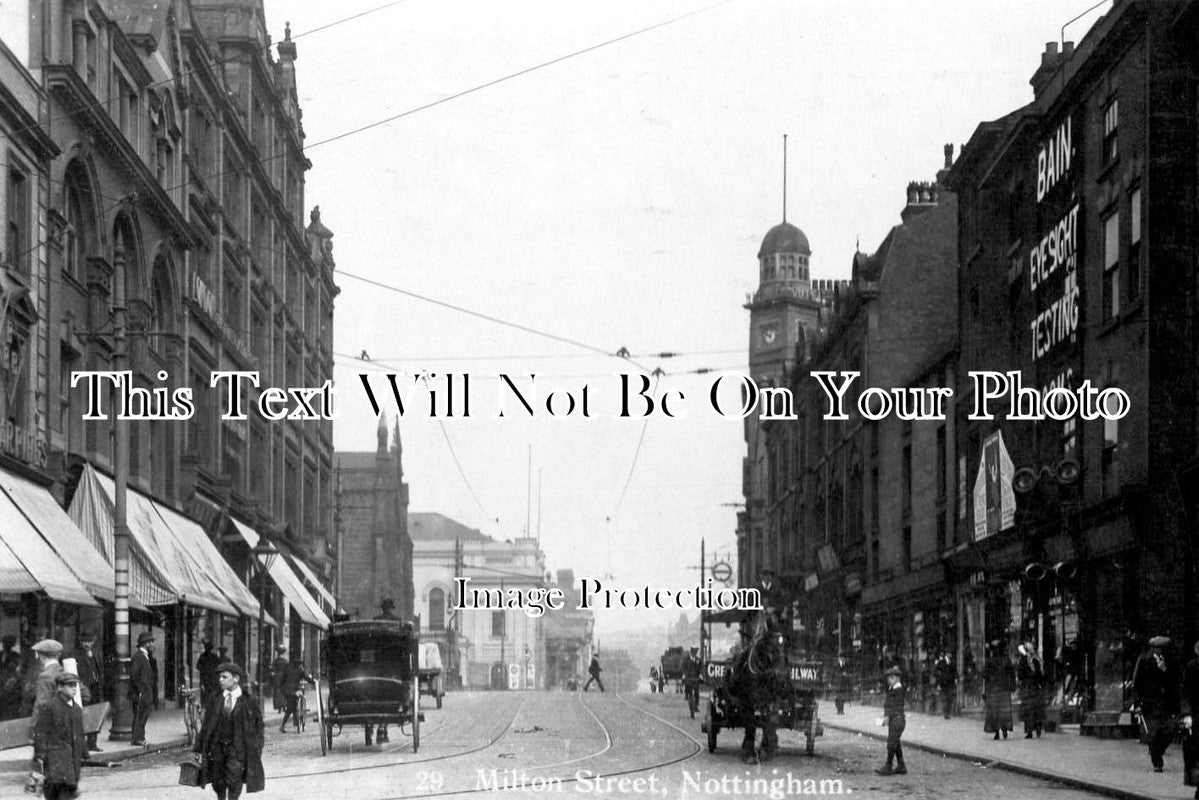 NT 277 - Milton Street, Nottingham, Nottinghamshire c1917