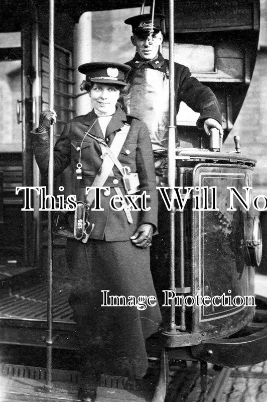 NT 289 - Female Tram Conductor, Nottingham, Nottinghamshire