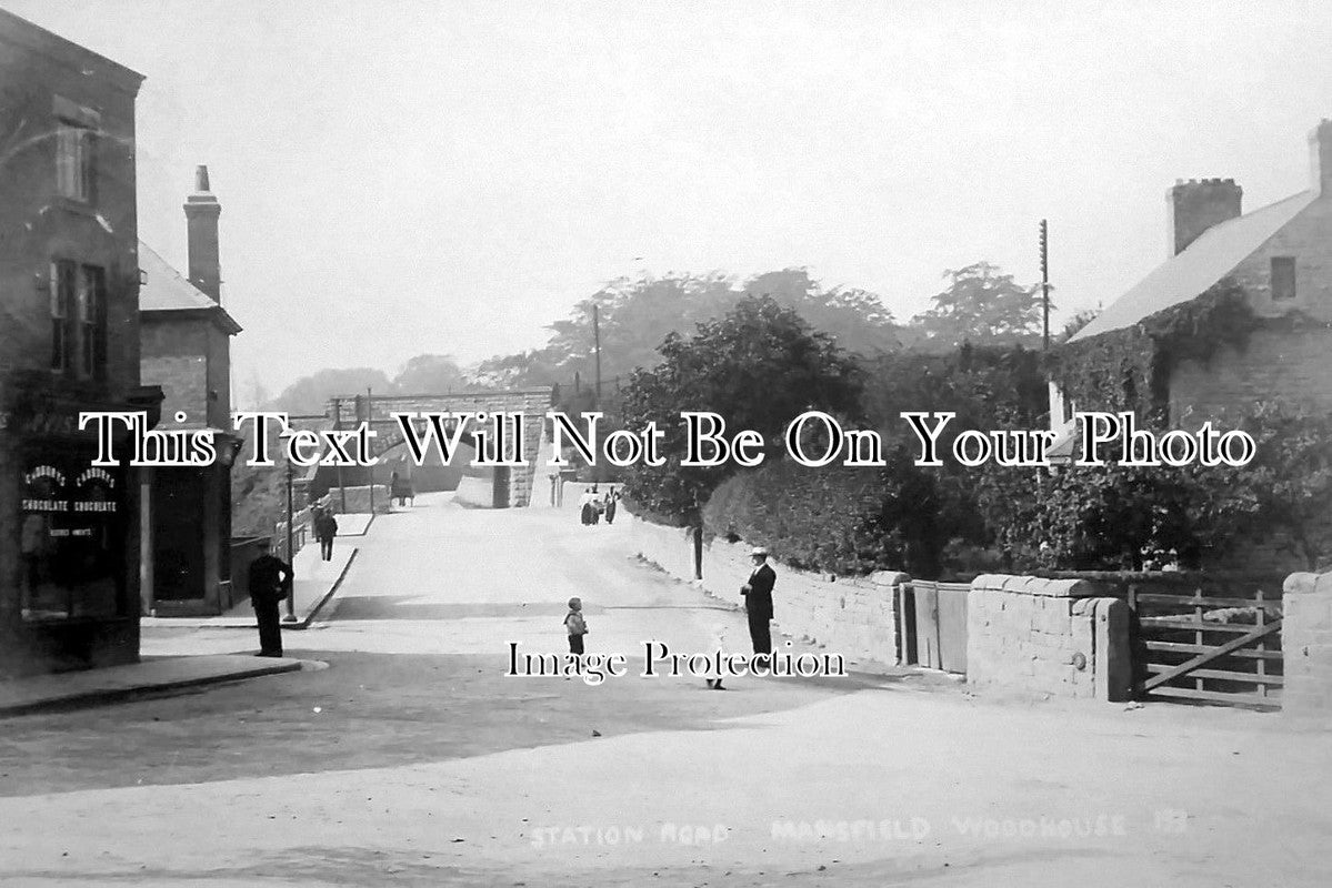 NT 295 - Station Road, Mansfield Woodhouse, Nottinghamshire c1910