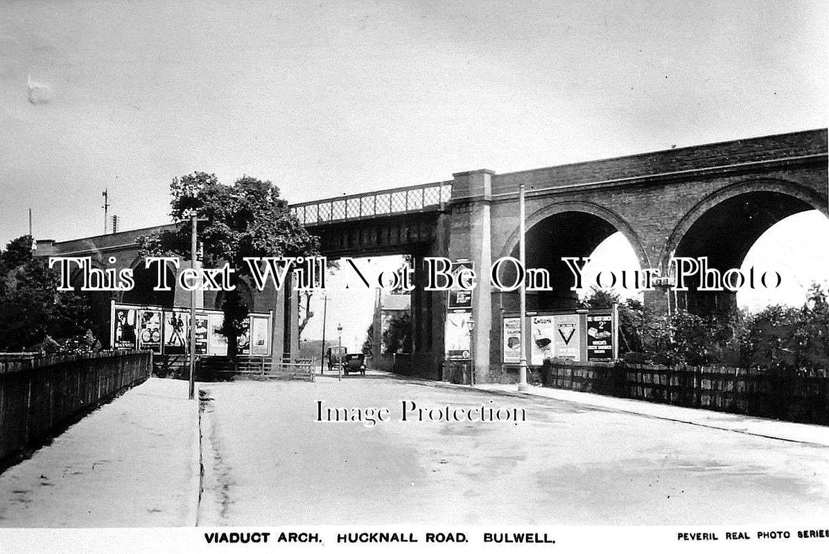 NT 32 - Viaduct Arch, Hucknall Road, Bulwell, Nottingham, Nottinghamshire c1918