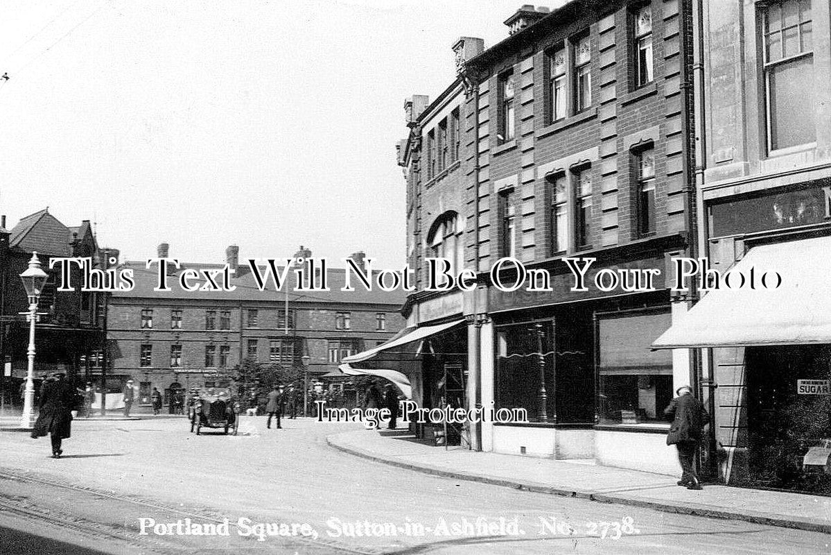 NT 338 - Portland Square, Sutton In Ashfield, Nottinghamshire c1930