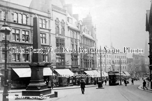 NT 391 - Market Street, Nottingham, Nottinghamshire c1905