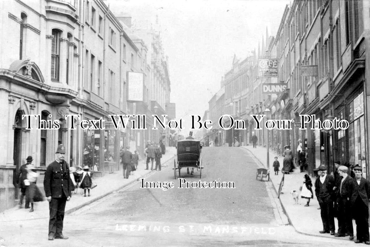 NT 398 - Leeming Street, Mansfield, Nottinghamshire c1910 – JB Archive