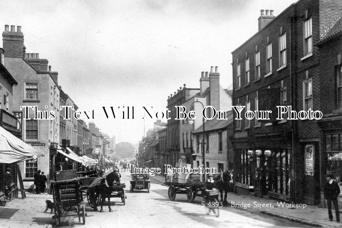 NT 412 - Bridge Street, Worksop, Nottinghamshire c1929