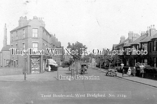 NT 43 - Trent Boulevard West, Bridgford, Rushcliffe, Nottinghamshire c1923