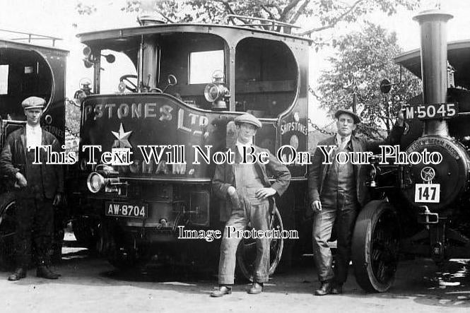 NT 442 - Traction Engine Steam Lorry, Shipstones Ales, Nottingham, Nottinghamshire c1920