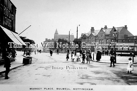 NT 47 - Market Place, Bulwell, Nottingham, Nottinghamshire c1912