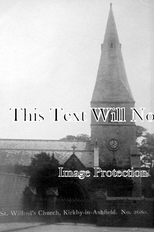 NT 482 - St Wilfreds Church, Kirby In Ashfield, Nottingham, Nottinghamshire c1925