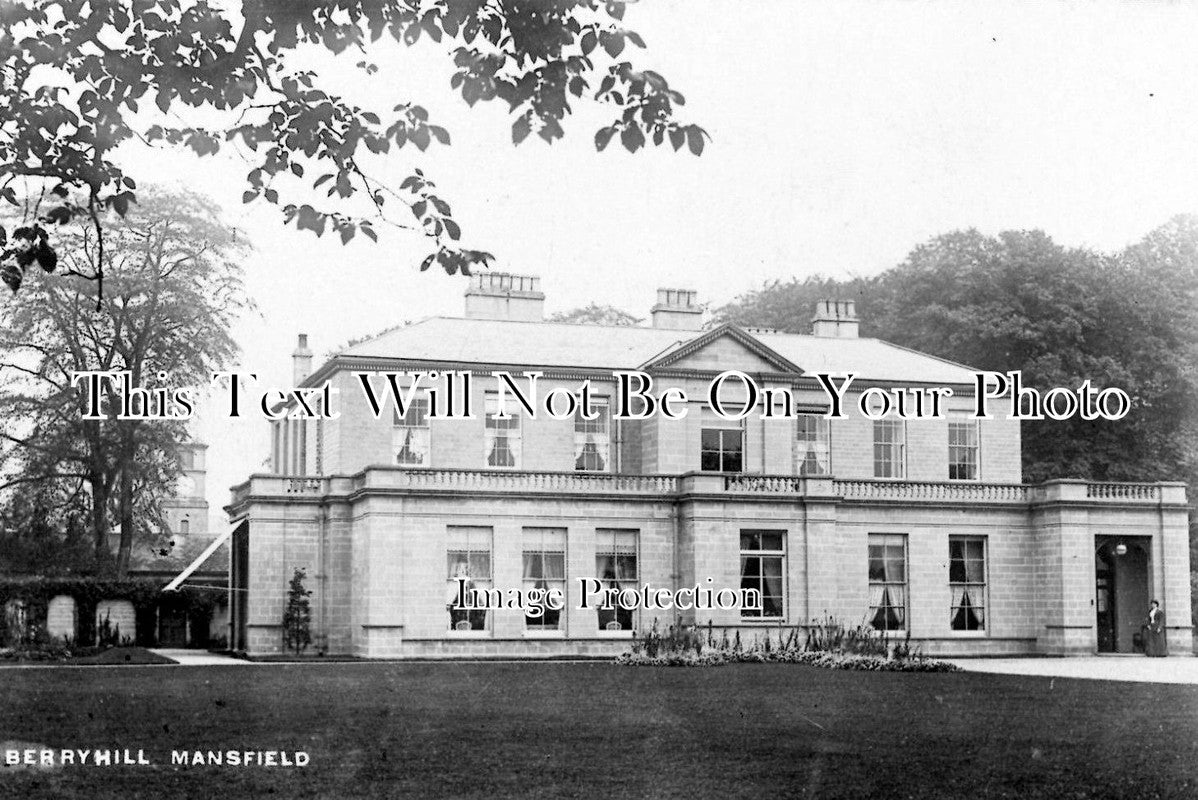 NT 487 - Berryhill Hall, Mansfield, Nottinghamshire c1910