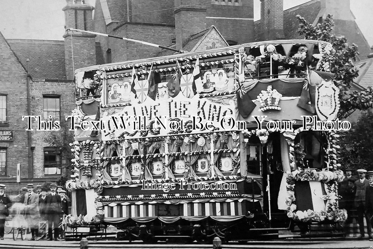 NT 488 - Coronation Tram Car, Nottingham, Nottinghamshire 1911