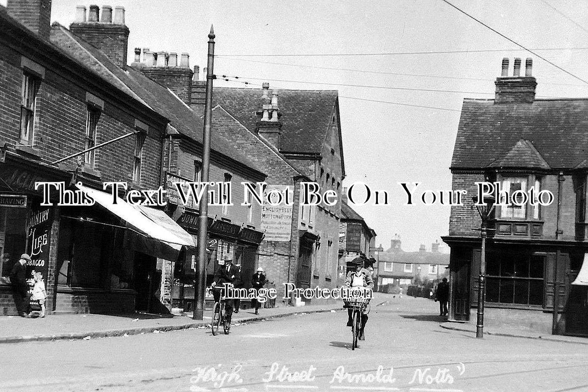 NT 5 - High Street, Arnold, Nottingham, Nottinghamshire c1922