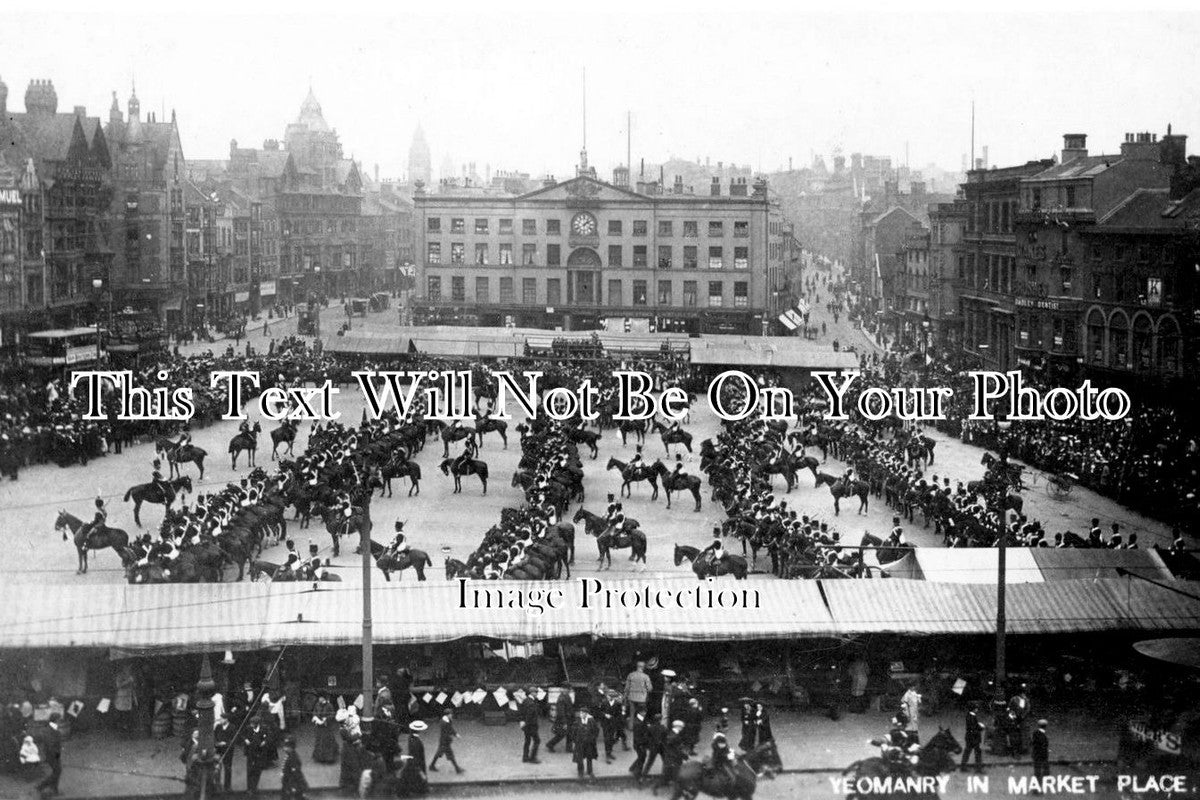 NT 507 - Nottingham Yeomanry In The Market Place, Nottinghamshire