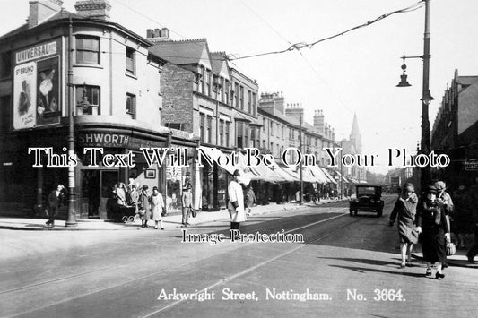 NT 510 - Arkwright Street, Nottingham, Nottinghamshire c1923