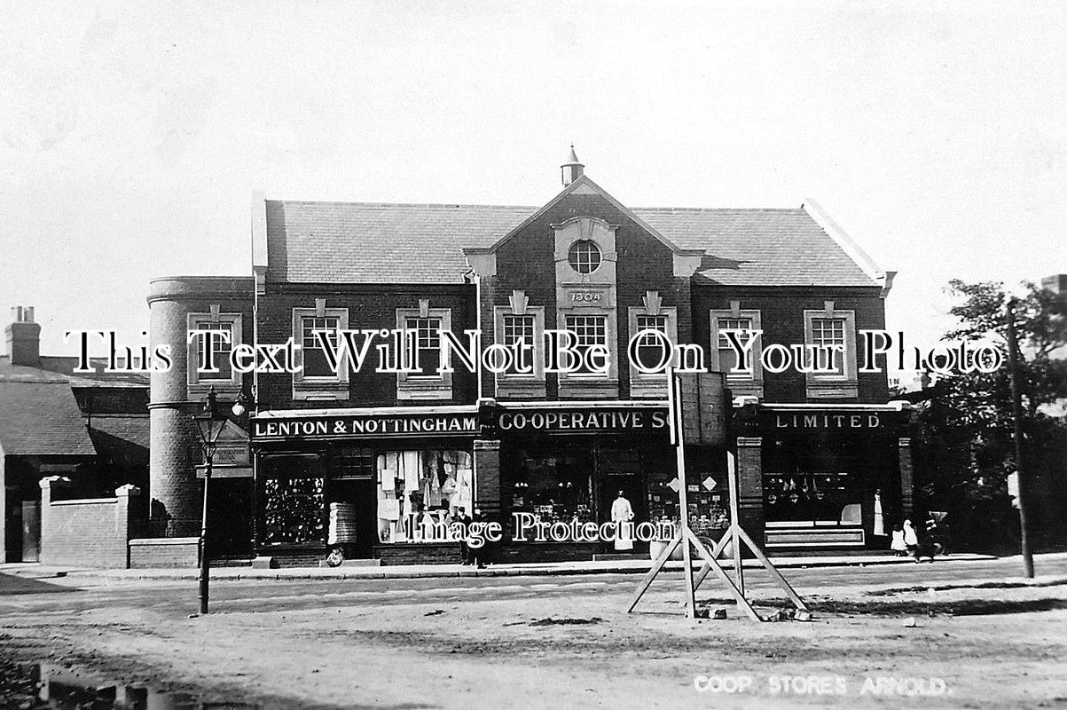 NT 53 - Co-Op Store, Arnold, Nottingham, Nottinghamshire c1905