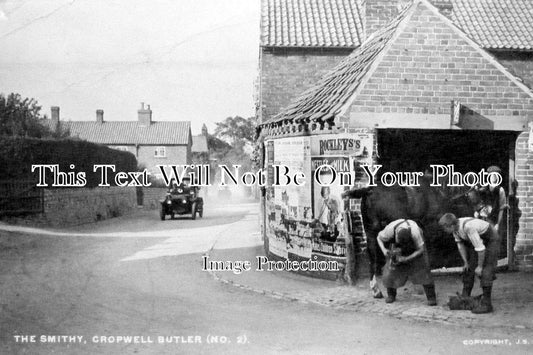 NT 531 - The Smithy, Cropwell Butler, Nottinghamshire c1916