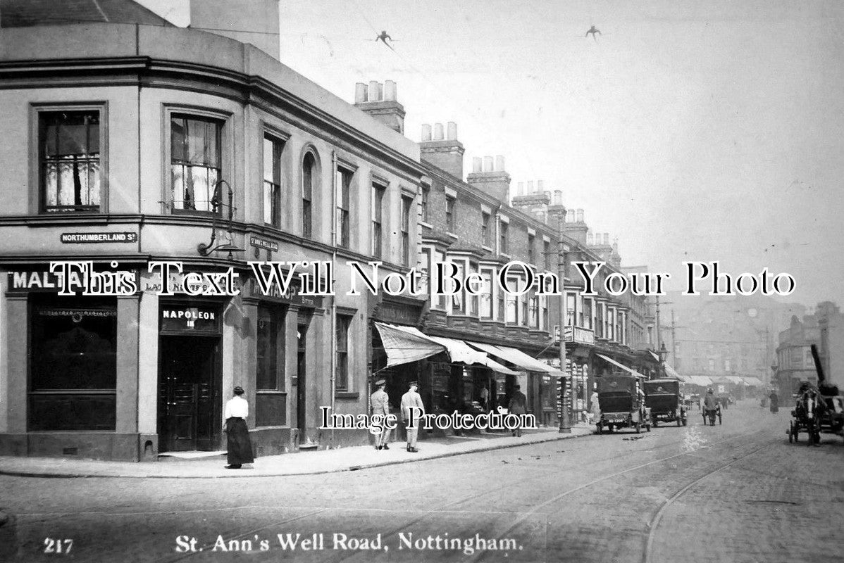 NT 536 - St Anns Well Road, Nottingham, Nottinghamshire c1918