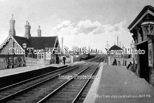 NT 54 - Burton Joyce Railway Station, Nottinghamshire c1906