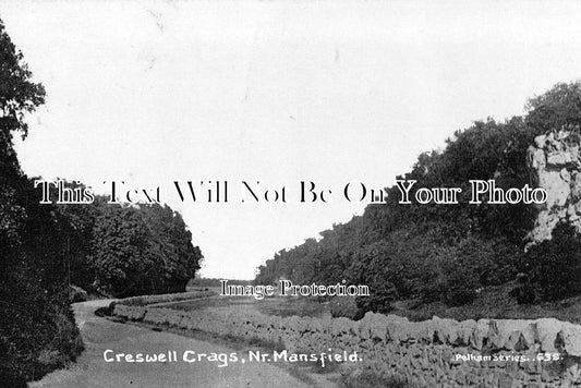 NT 541 - Creswell Crags, Nottinghamshire c1919