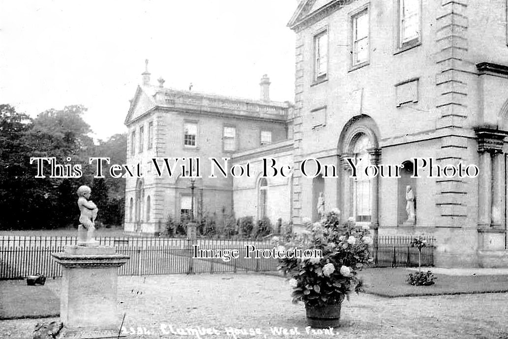 NT 560 - West Front, Clumber House, Nottinghamshire