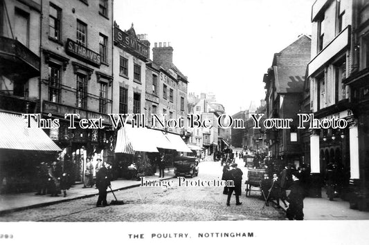 NT 568 - The Poultry, Nottingham, Nottinghamshire c1911