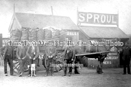 NT 573 - Alf. Sproul Coal Merchant, Trent Road. Bleasby St., Sneinton, Nottingham, Nottinghamshire c1906