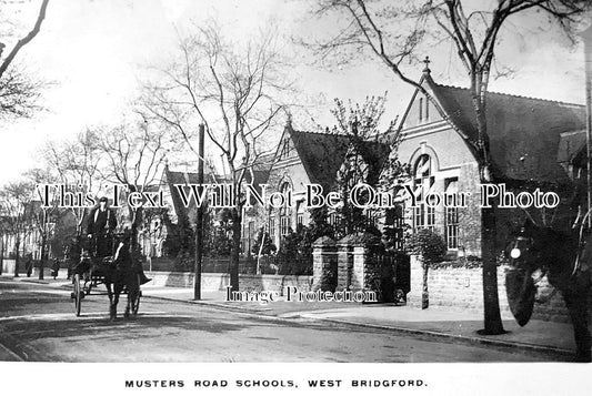 NT 599 - Musters Road Schools, West Bridgeford, Nottingham, Nottinghamshire c1911