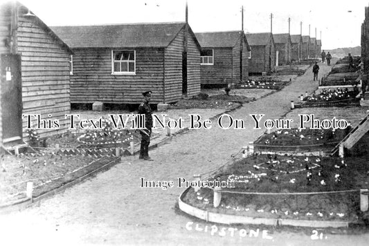 NT 606 - Clipstone Camp, Nottinghamshire WW1