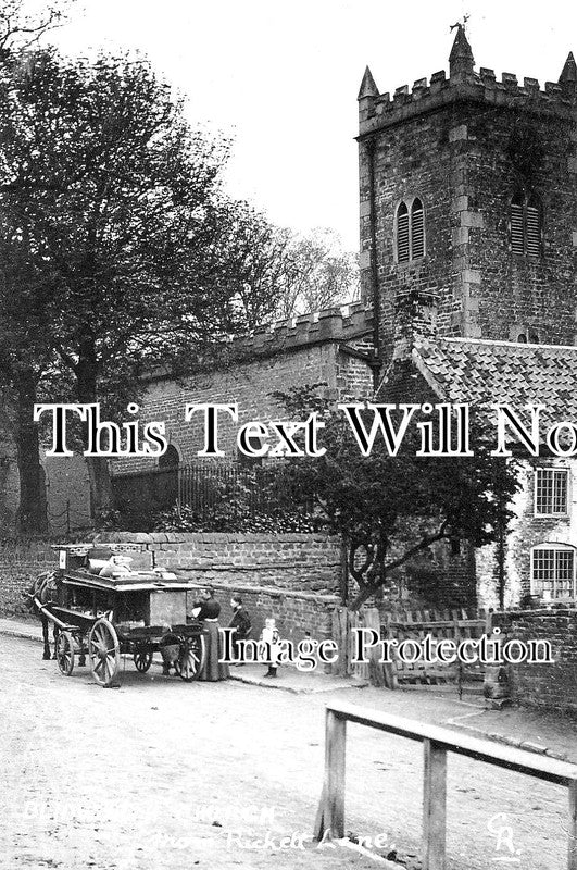 NT 609 - Blidworth Church From Rickett Lane, Nottinghamshire c1912