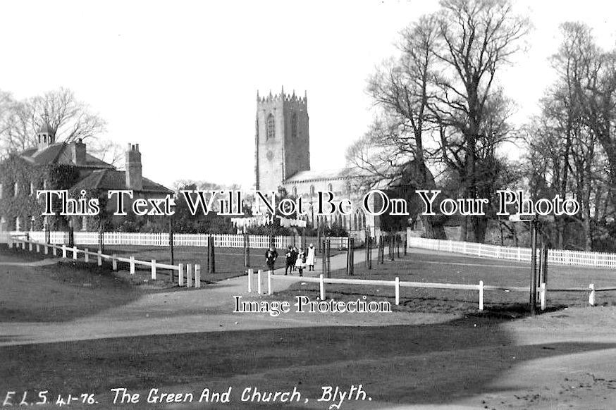 NT 623 - The Green & Church, Blyth, Nottinghamshire