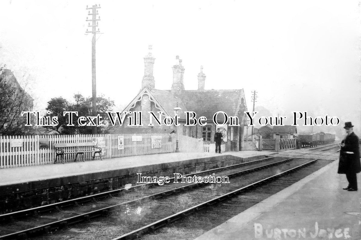 NT 654 - Burton Joyce Railway Station, Nottinghamshire c1908