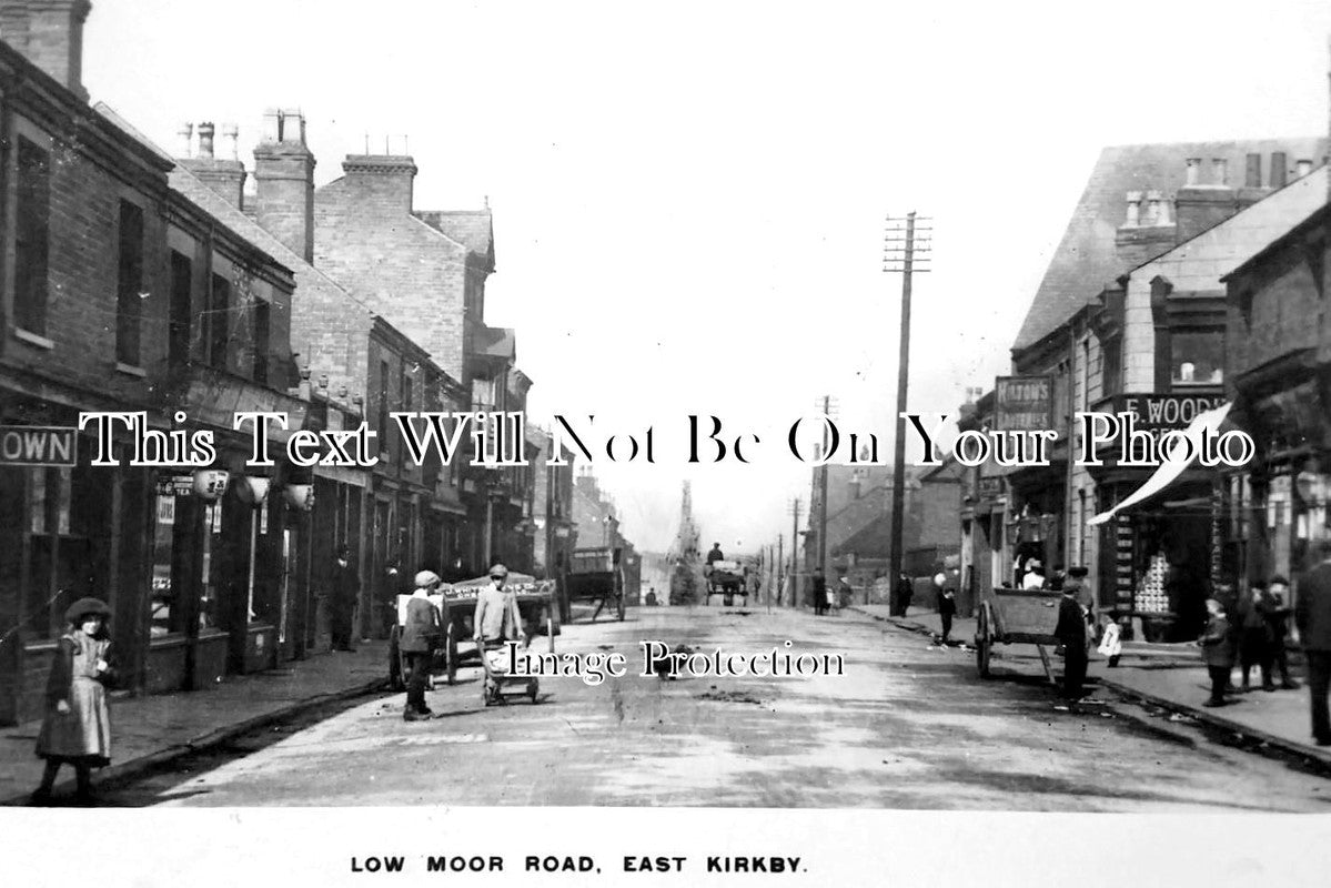 NT 692 - Low Moor Road, East Kirkby, Nottinghamshire c1912