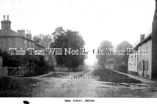 NT 699 - High Street, Orston Village, Nottingham, Nottinghamshire c1916