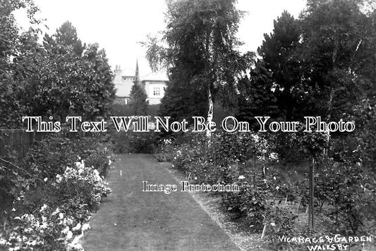 NT 705 - Walesby Vicarage & Garden, Nottinghamshire c1910