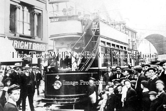 NT 773 - Opening Day, Mansfield Light Railway, Nottinghamshire 1905