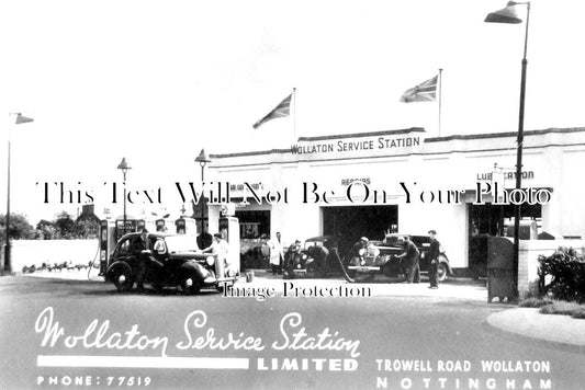 NT 803 - Wollaton Service Station, Trowell Road, Nottingham, Nottinghamshire c1935