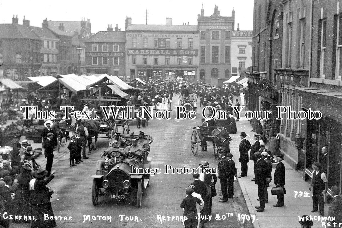 NT 809 - General William Booths Visit To Retford, Nottinghamshire 1907