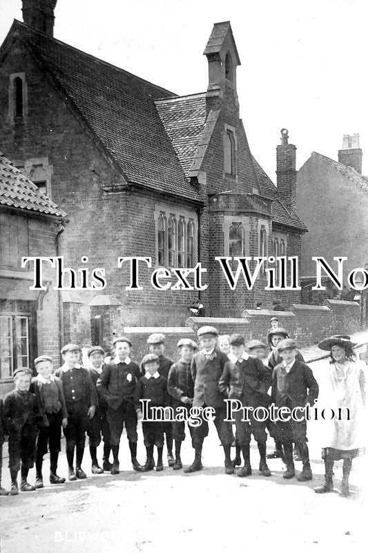 NT 814 - Blidworth School, Nottinghamshire c1907